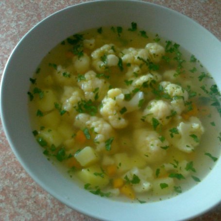 Krok 3 - Zupa kalafiorowa z pietruszką i ziemniakami foto
