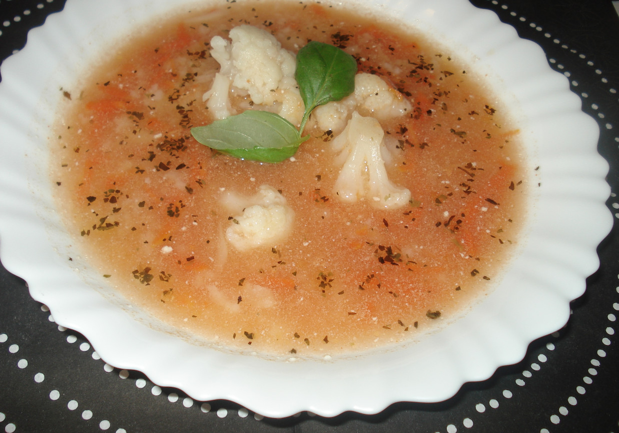 Zupa kalafiorowa z ryżem :) foto