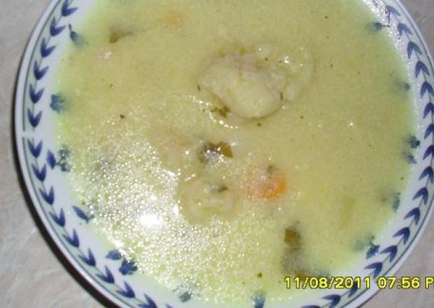 Fotografia przedstawiająca zupa kalafiorowa