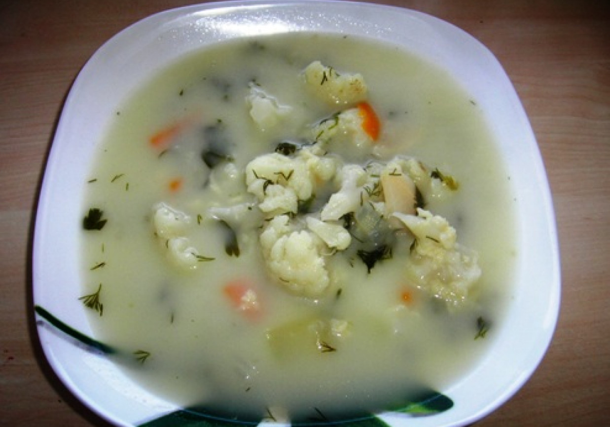 Zupa kalafiorowo - koperkowa foto