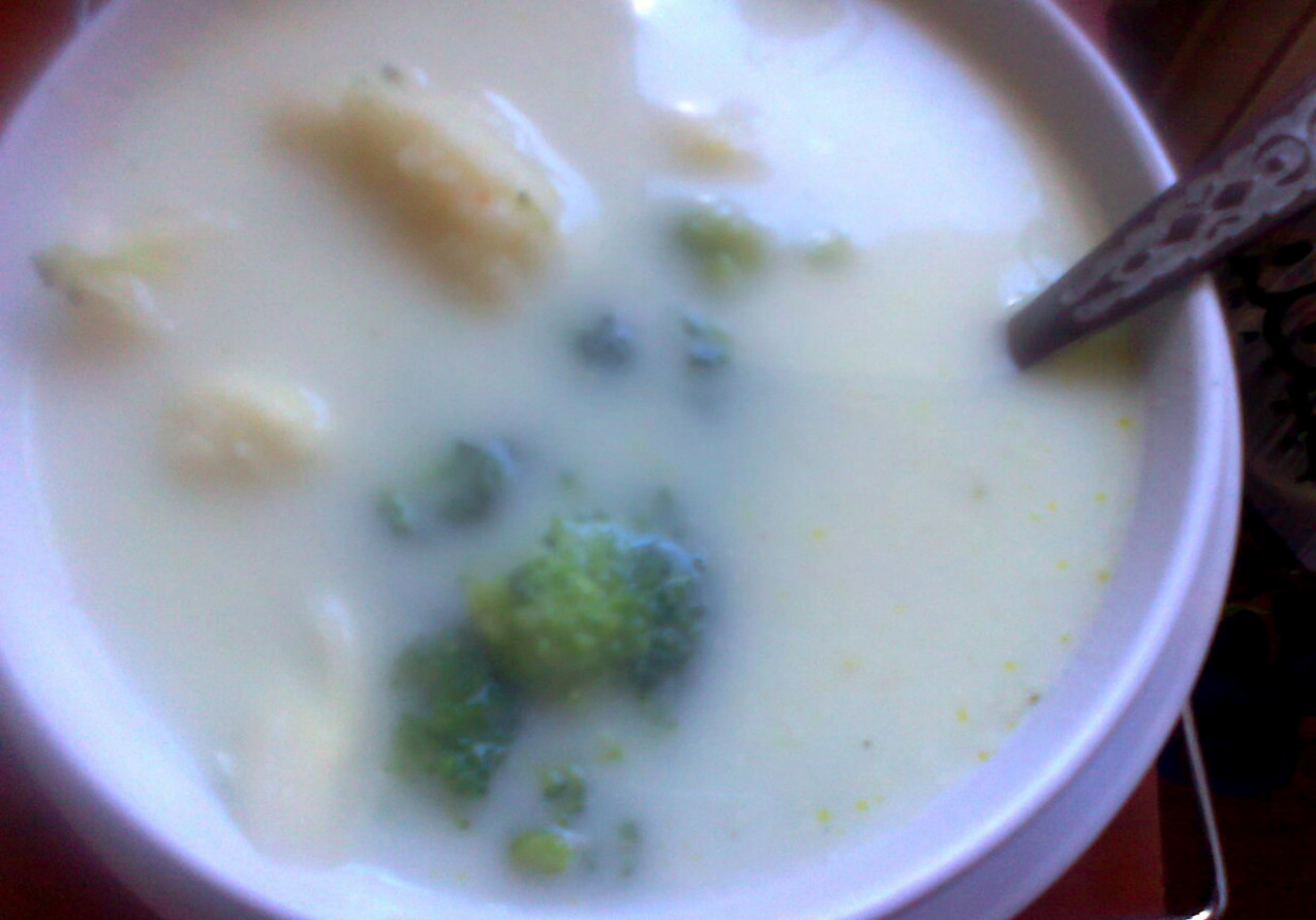 zupa kalafiorowo-brokułowa foto