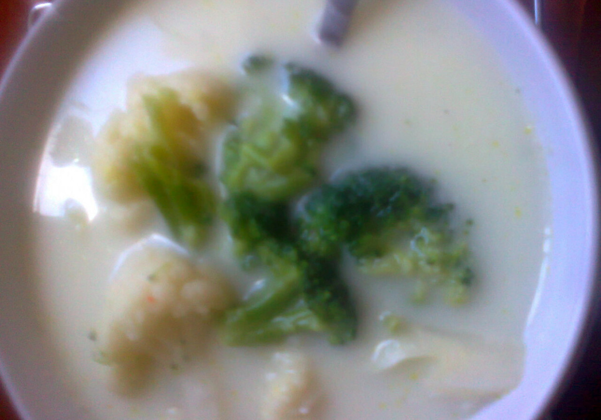 zupa kalafiorowo-brokułowa foto