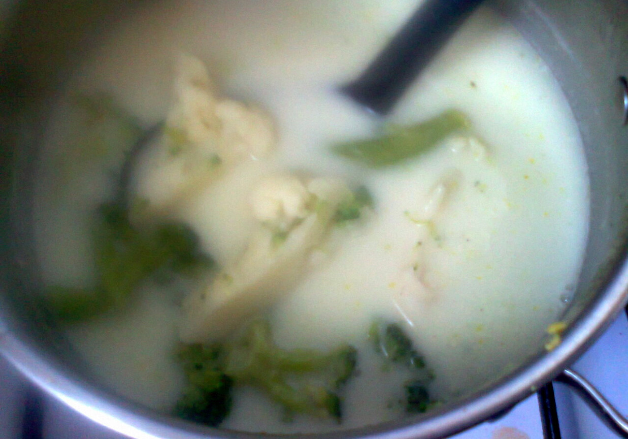zupa kalafiorowo-brokułowa foto