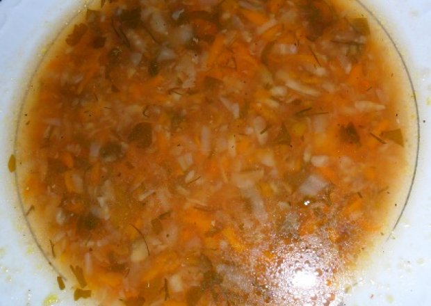 Fotografia przedstawiająca Zupa kapuściana z cukinią