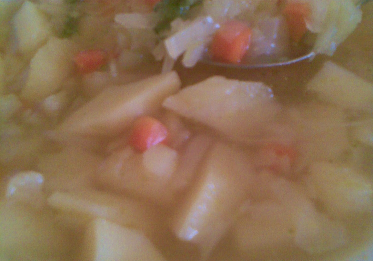 Zupa kapuściano - warzywna foto