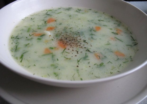 Fotografia przedstawiająca Zupa koperkowa " domowa"