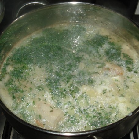 Krok 4 - Zupa koperkowa z ziemniakami i mlekiem foto