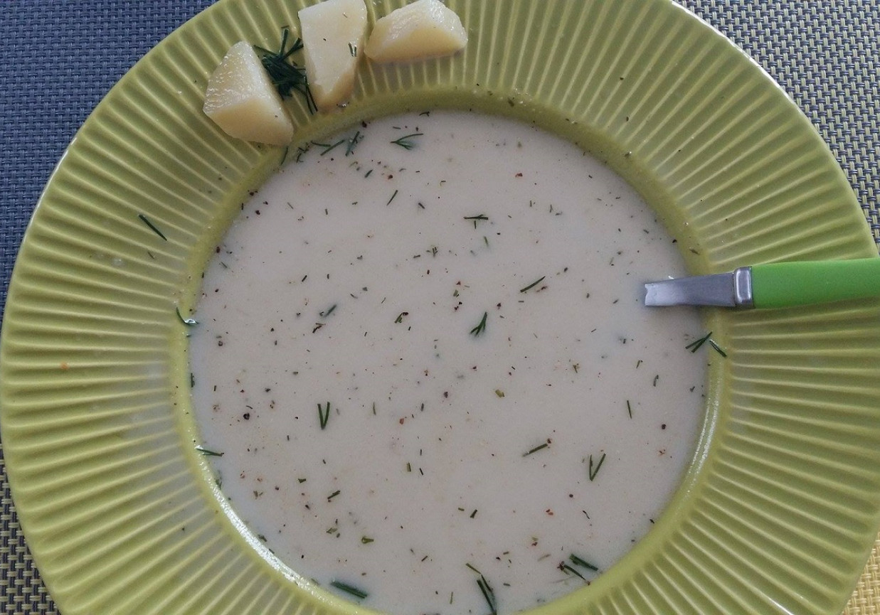 Zupa koperkowa z ziemniakami foto