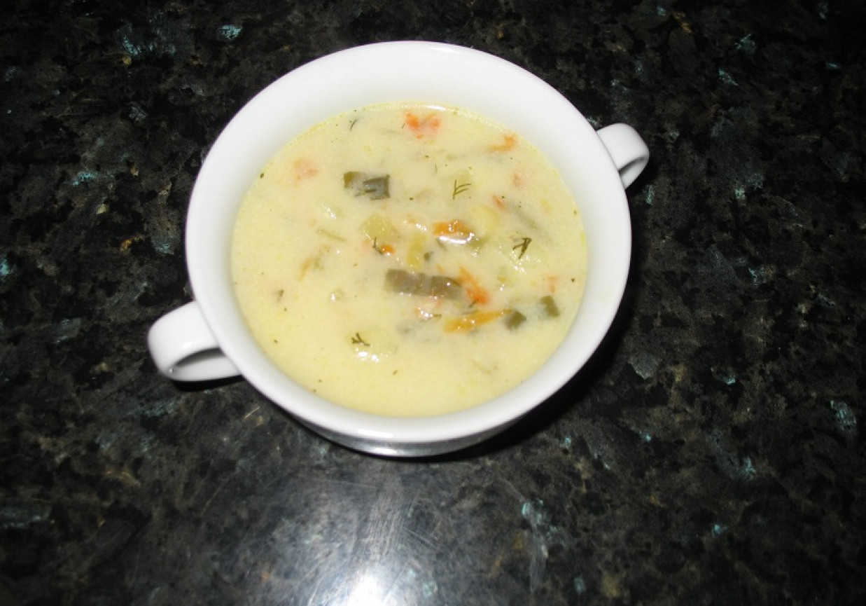 zupa koperkowa z ziemniakami foto