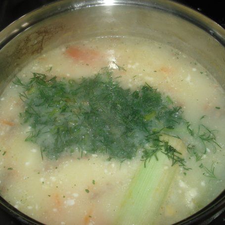 Krok 4 - Zupa koperkowo- ryżowa foto