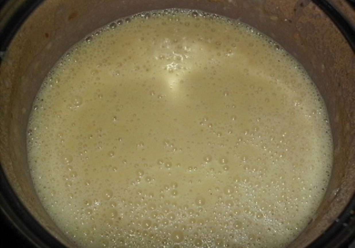 Zupa krem cebulowa z grzankami foto