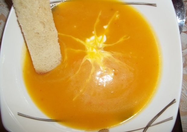 Fotografia przedstawiająca Zupa krem dyniowa