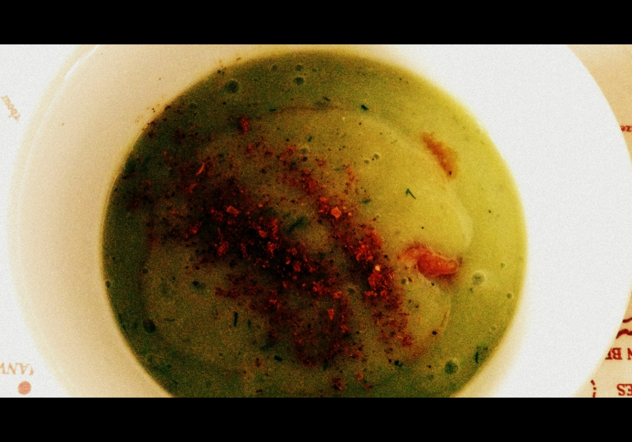 Zupa krem groszkowo ziemniaczana foto