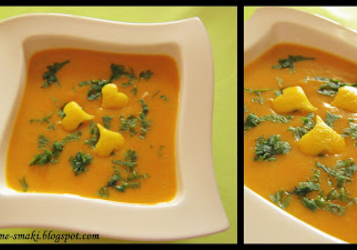 Zupa krem marchewkowy foto