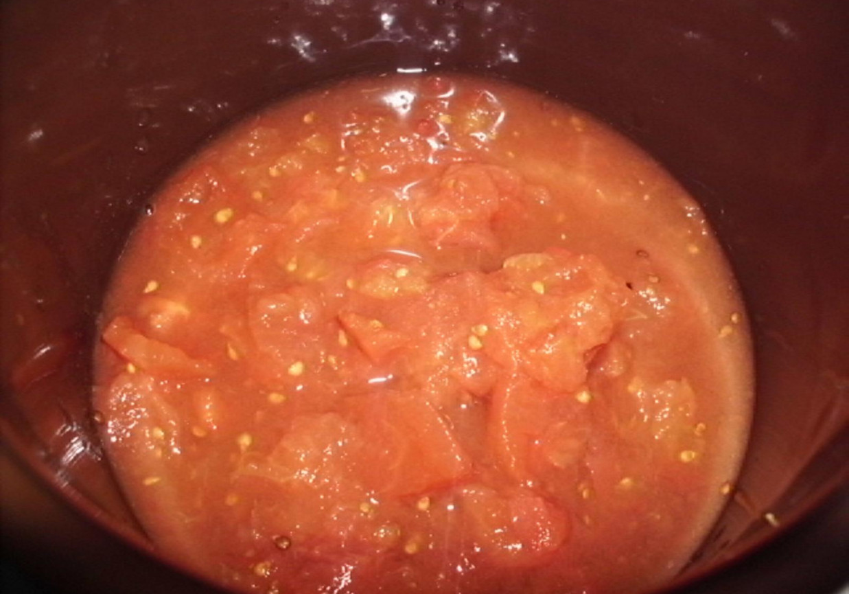Zupa krem pomidorowo-paprykowa foto