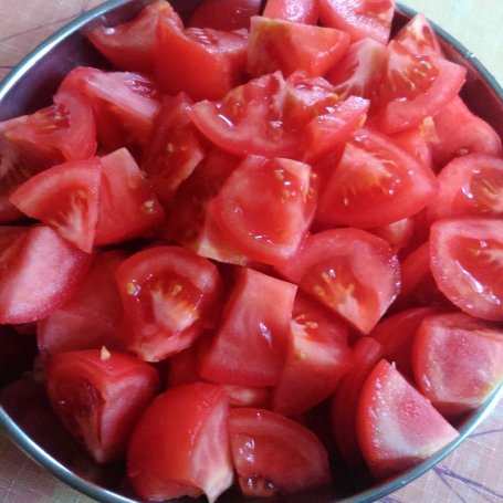 Krok 2 - Zupa krem pomidorowy z grzankami foto