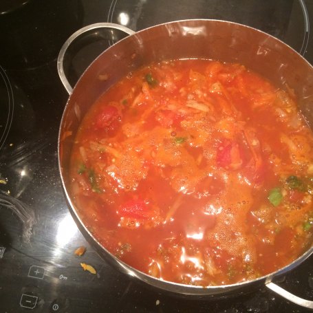 Krok 3 - Zupa krem warzywno-pomidorowa foto