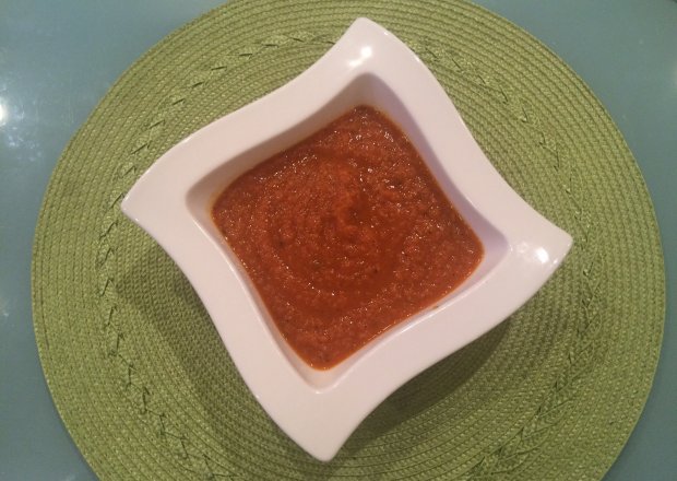 Fotografia przedstawiająca Zupa krem warzywno-pomidorowa
