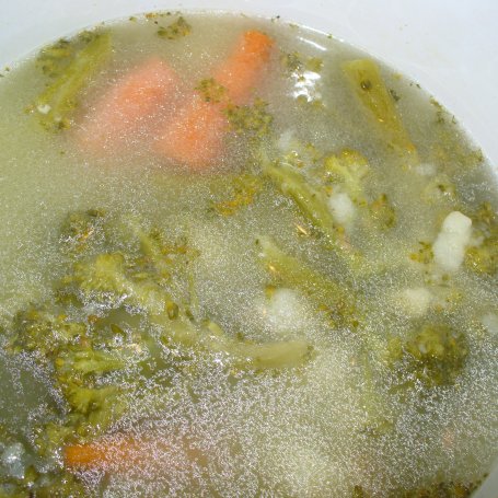 Krok 3 - Zupa - krem z brokuła  z dodatkiem dyni foto