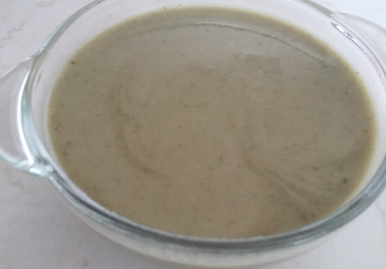 Zupa krem z brokułów i kalafiora foto