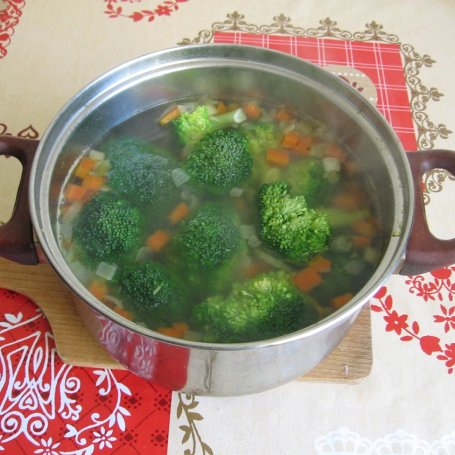 Krok 3 - Zupa krem z brokułów foto