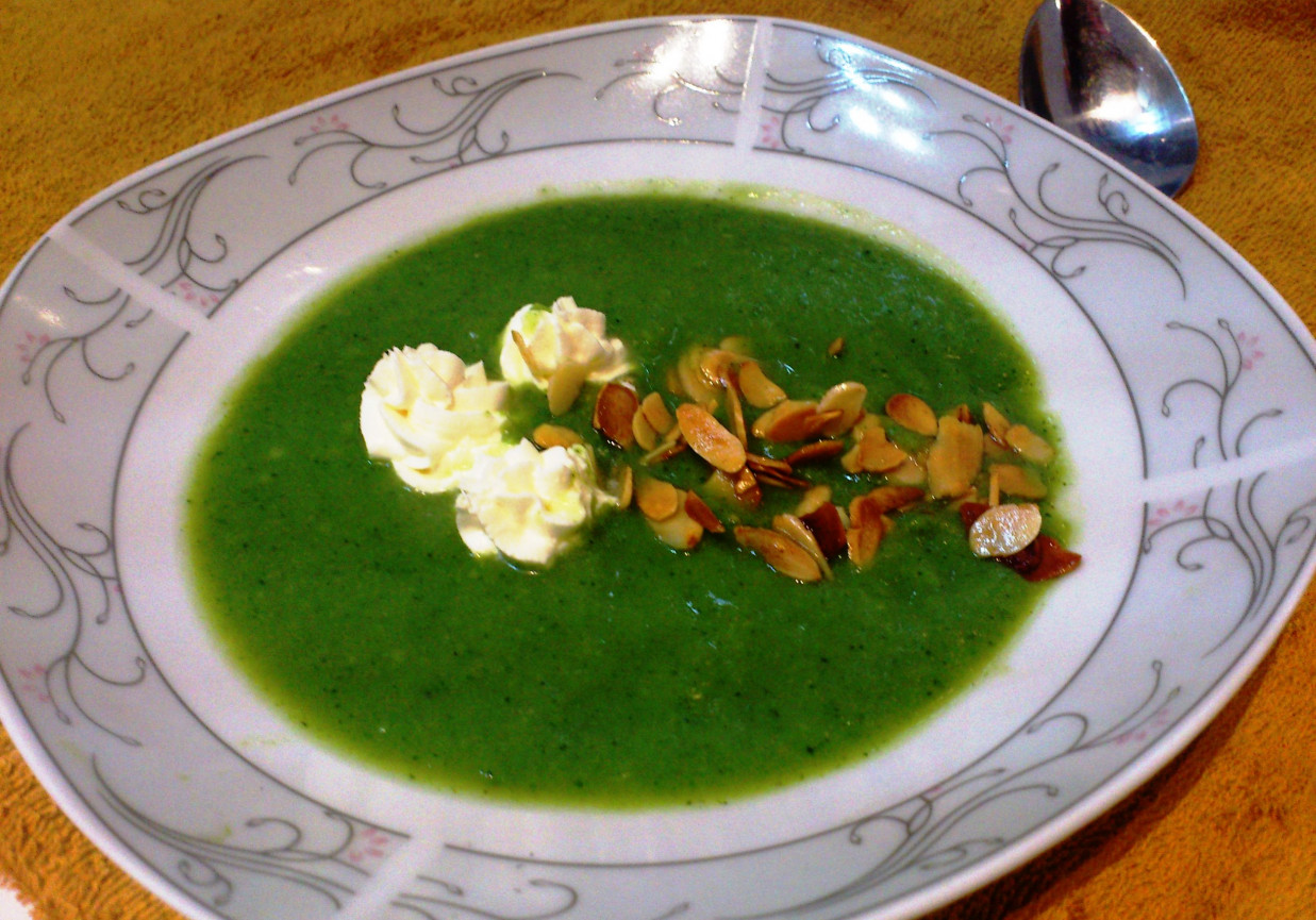 Zupa krem z brokułów. foto