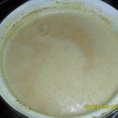 Krok 4 - Zupa krem z cebulą oraz boczkiem  foto