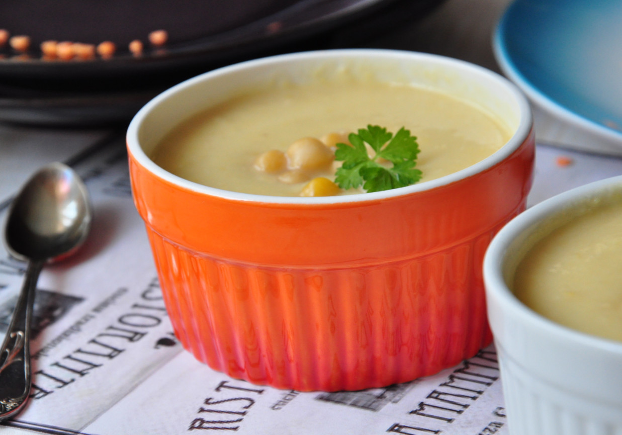 Zupa krem z cieciorki (wersja łagodna)  foto