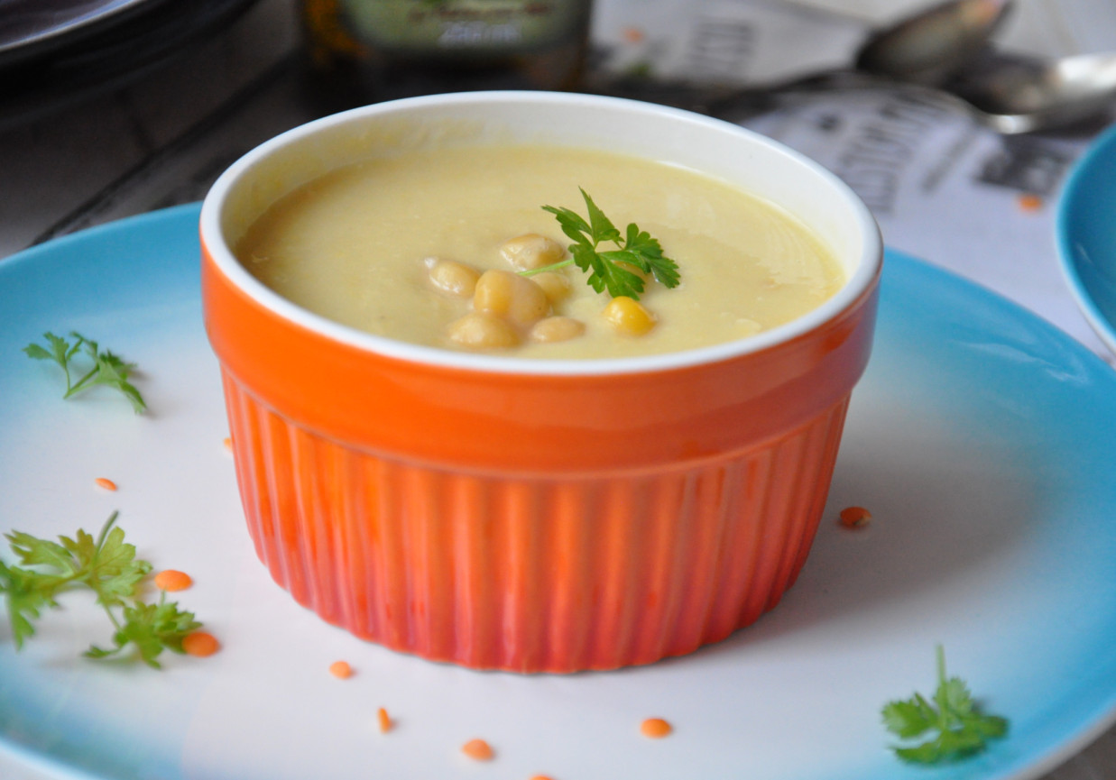 Zupa krem z cieciorki (wersja łagodna)  foto