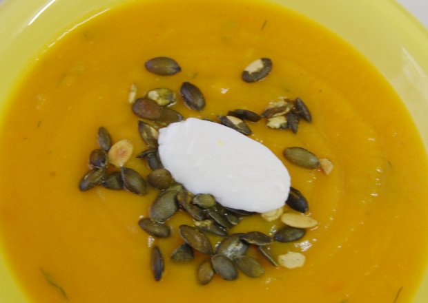Fotografia przedstawiająca Zupa krem z dyni