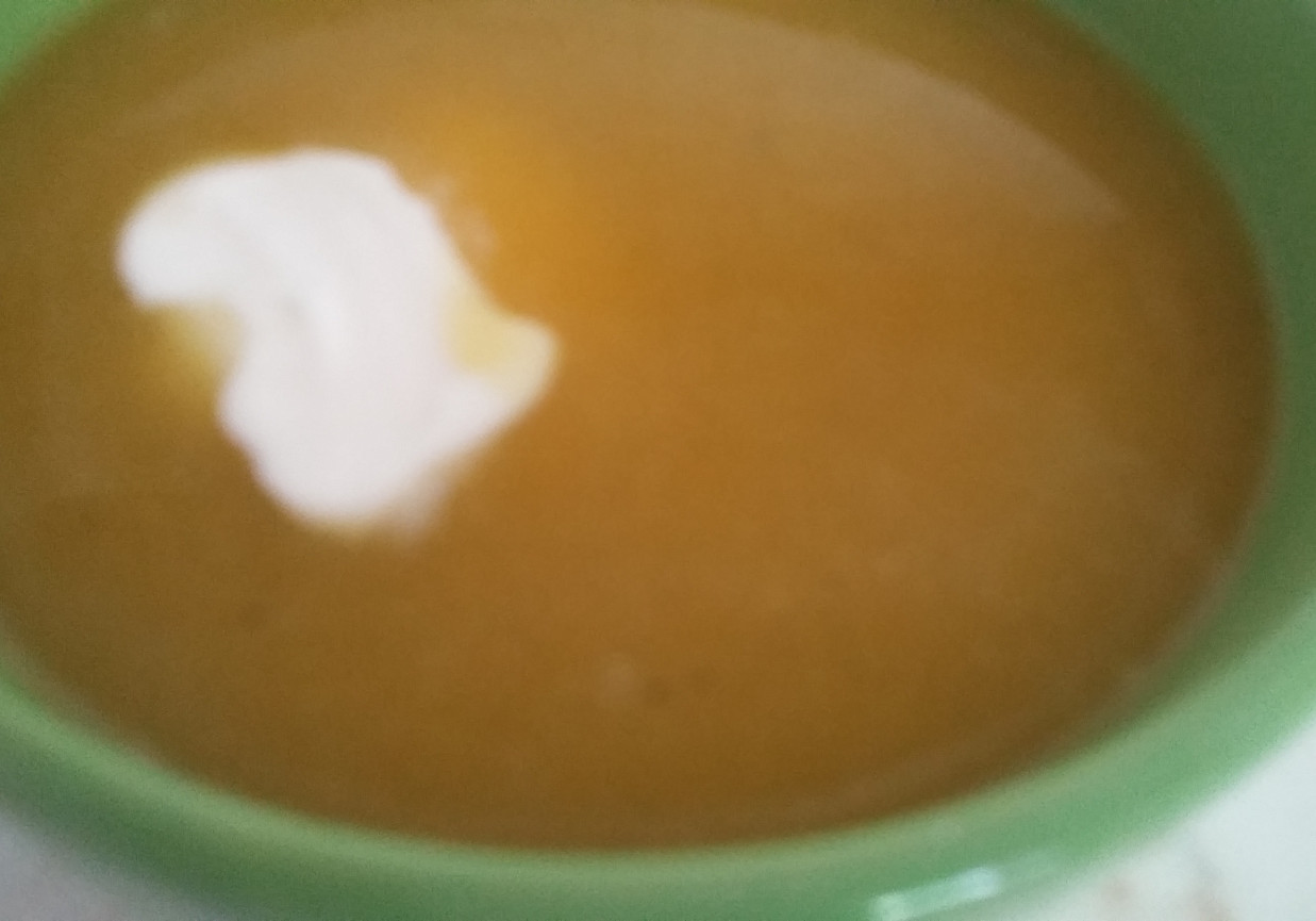 Zupa krem z dyni i kalafiora foto