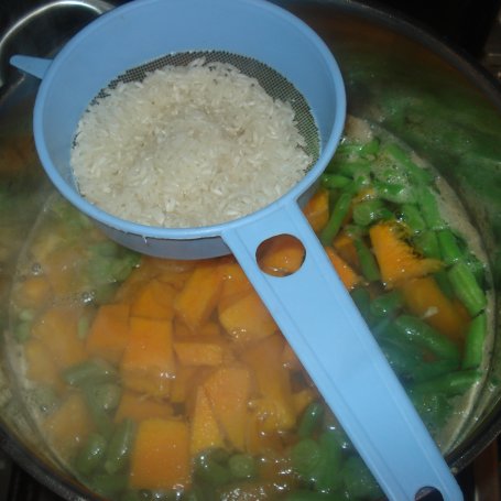 Krok 4 - Zupa krem z dyni i zielonej fasolki foto