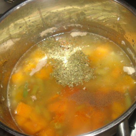 Krok 5 - Zupa krem z dyni i zielonej fasolki foto