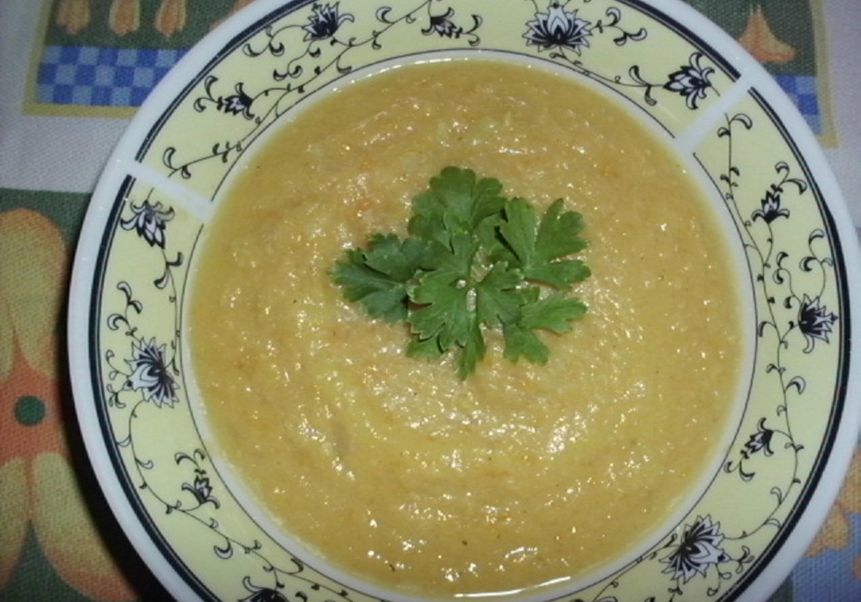 Zupa krem z fasoli szparagowej foto