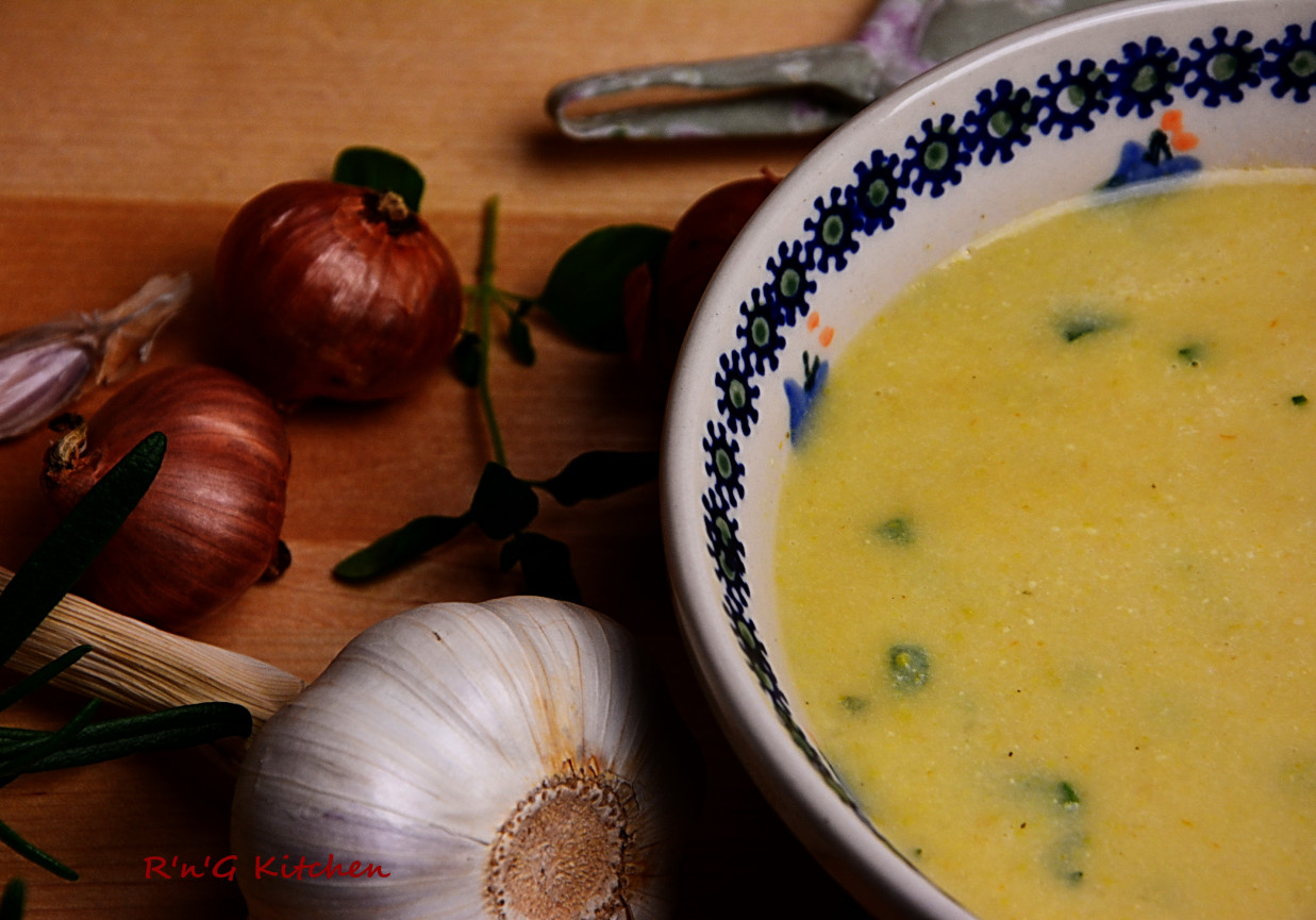 Zupa krem z fasolki szparagowej  foto