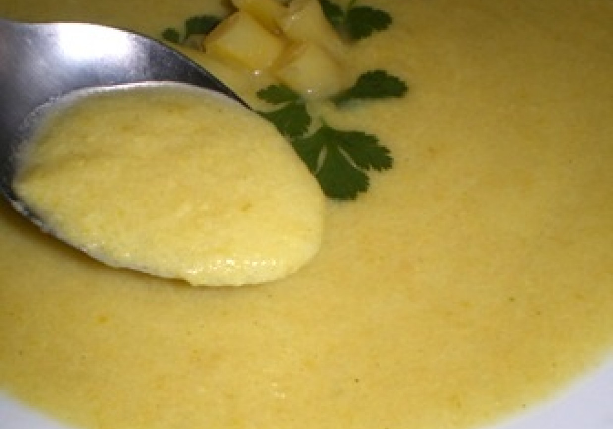 Zupa krem z fasolki szparagowej foto