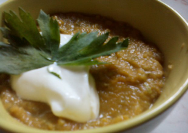Fotografia przedstawiająca Zupa krem z fasolki szparagowej