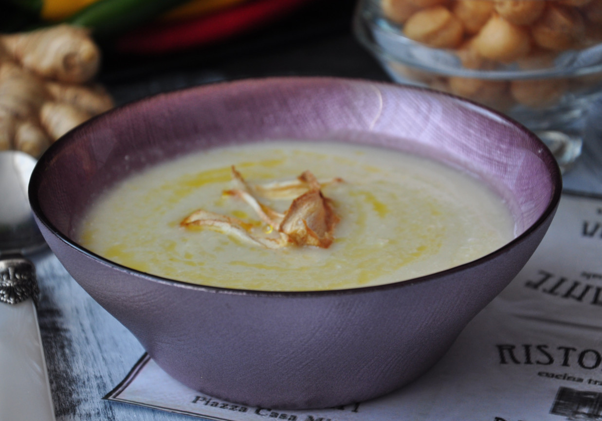 zupa krem z gruszki, pietruszki i imbiru na ostro foto