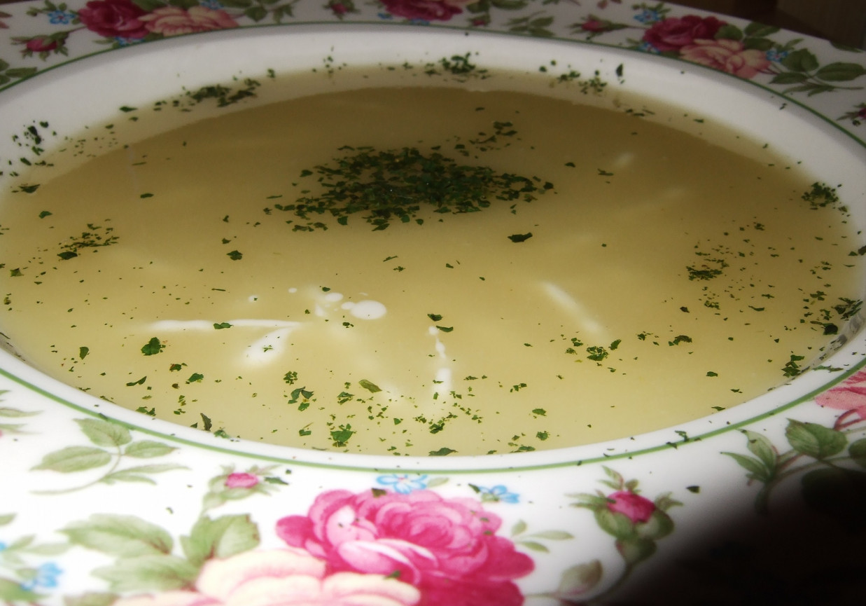 Zupa krem z kalafiora i kalarepy foto