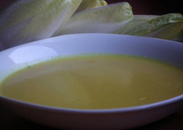 Fotografia przedstawiająca Zupa krem z kukurydzy z curry
