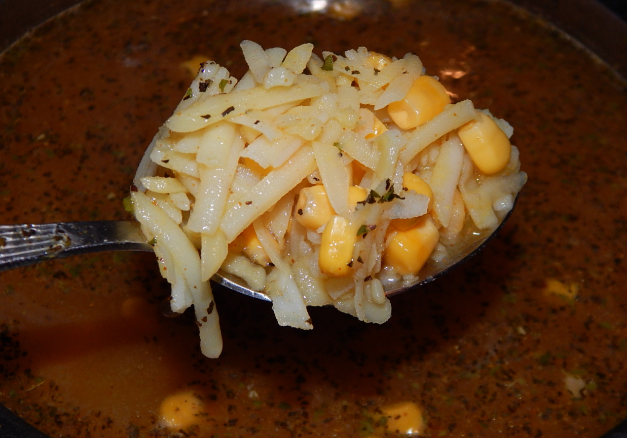 Zupa-krem z kukurydzy foto