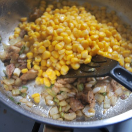 Krok 3 - Zupa  - krem z kukurydzy foto