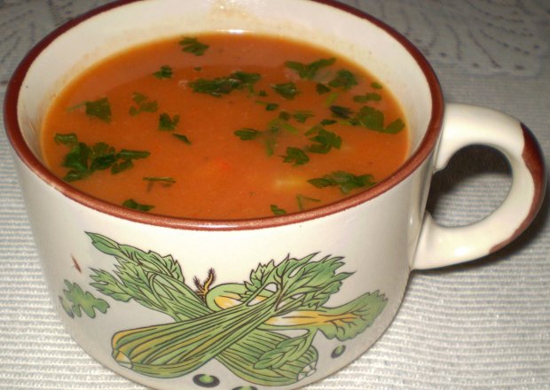 Fotografia przedstawiająca Zupa krem z papryki i cebuli :