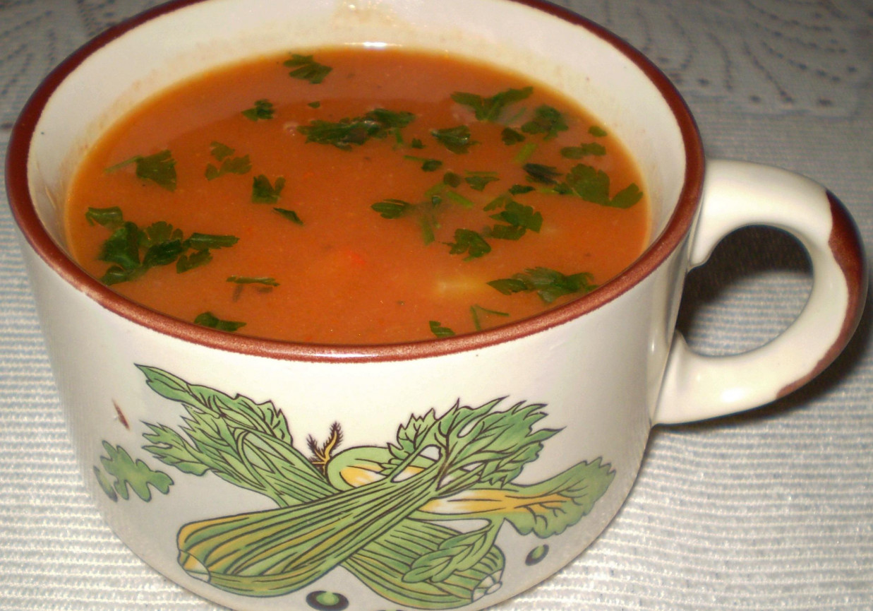 Zupa krem z papryki i cebuli : foto