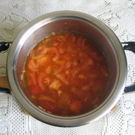 Krok 2 - Zupa krem z pomidorów z bazylią foto