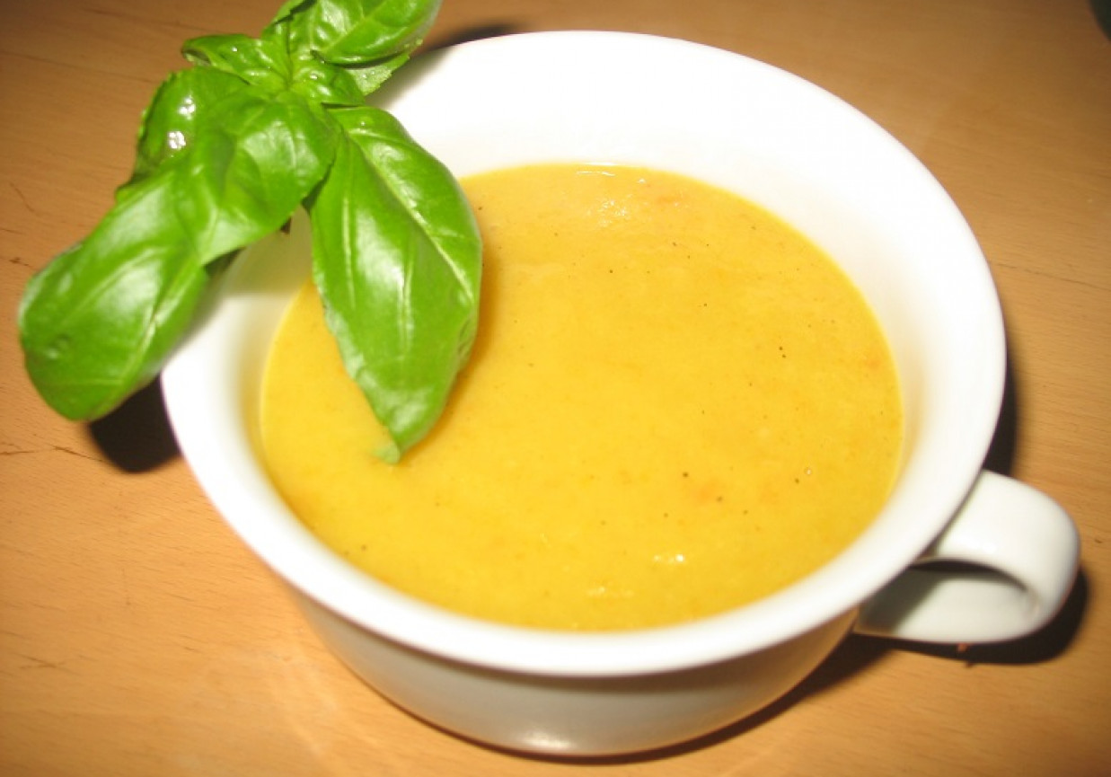 Zupa - krem z pora i marchewki foto