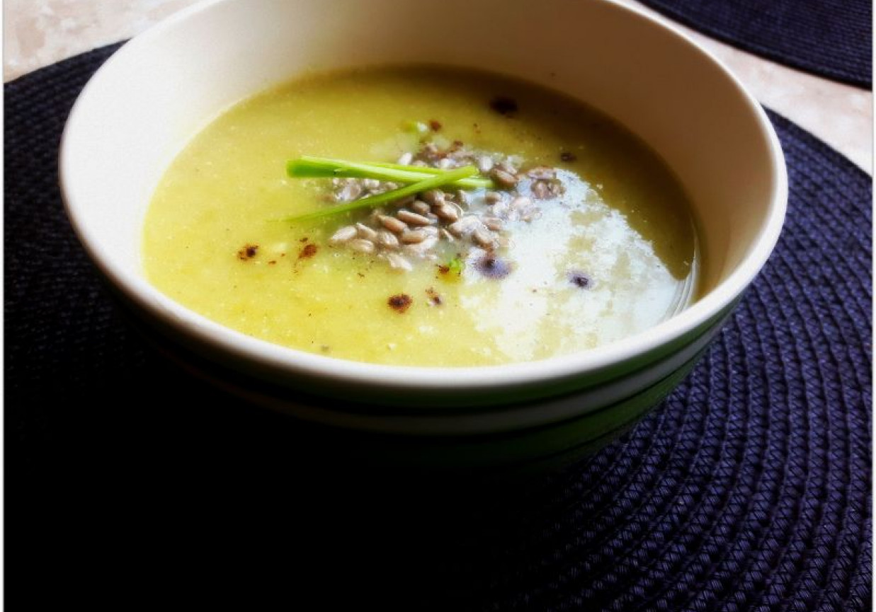 Zupa krem z pora foto