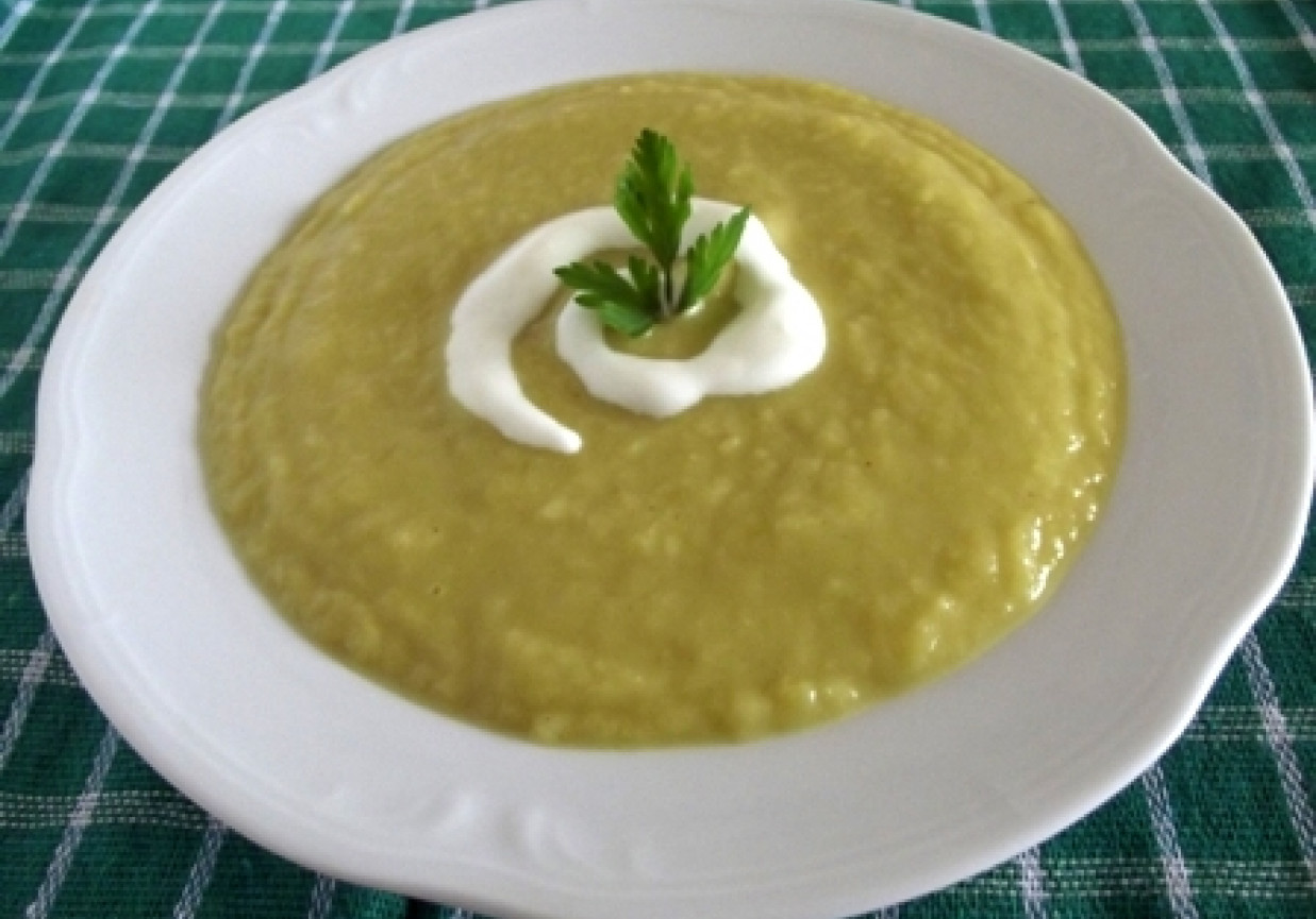 Zupa krem z pora foto