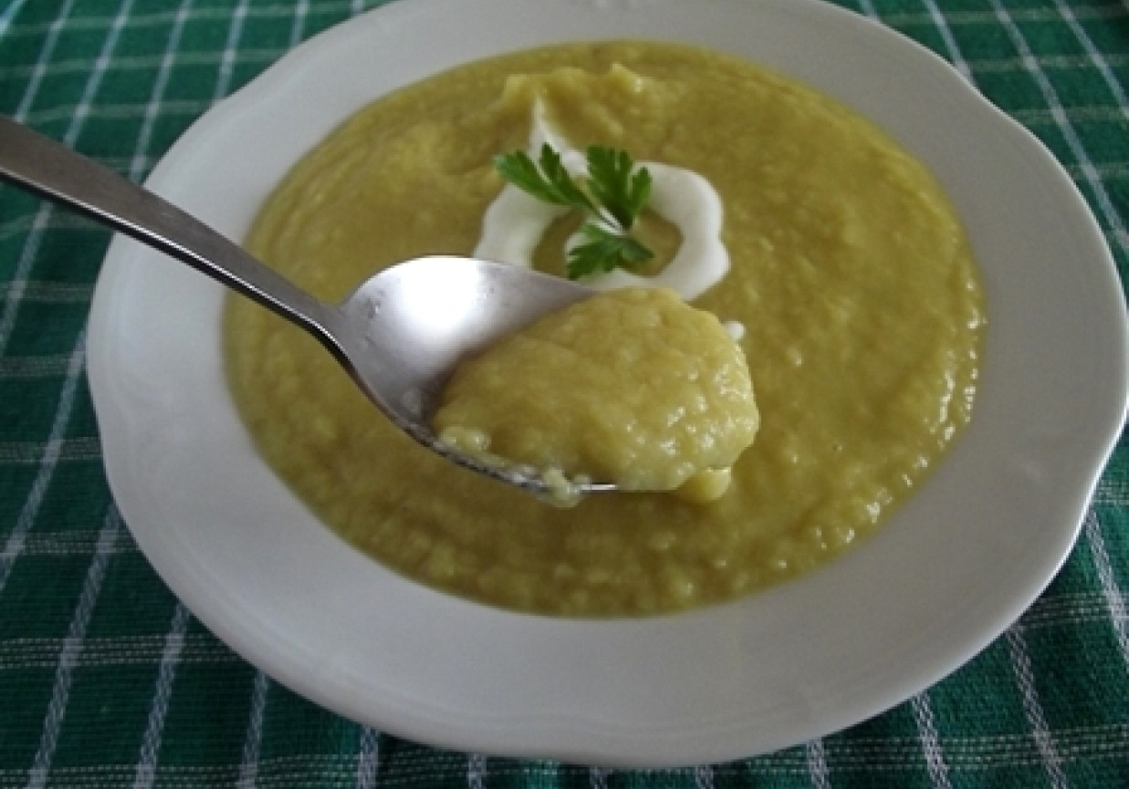 Zupa krem z pora foto