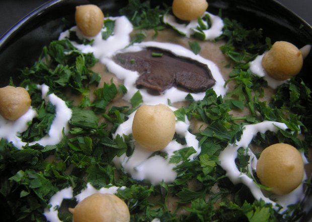 Fotografia przedstawiająca Zupa krem z suszonych grzybów